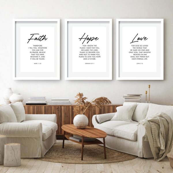 Faith Hope Love Set
